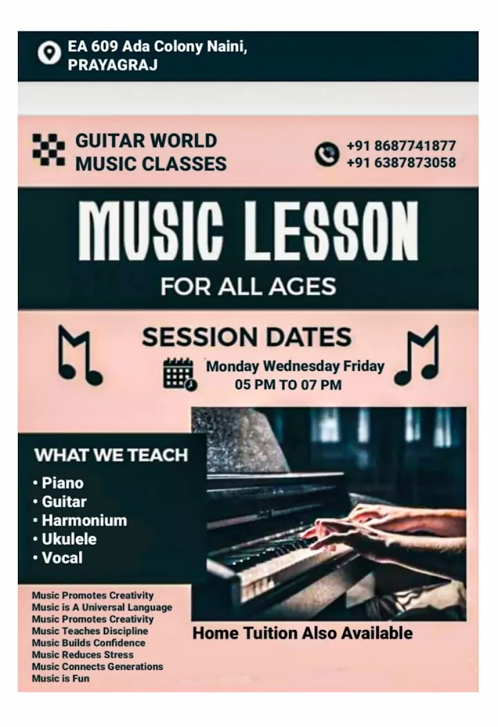 Guitar World Music School, Naini Prayagraj