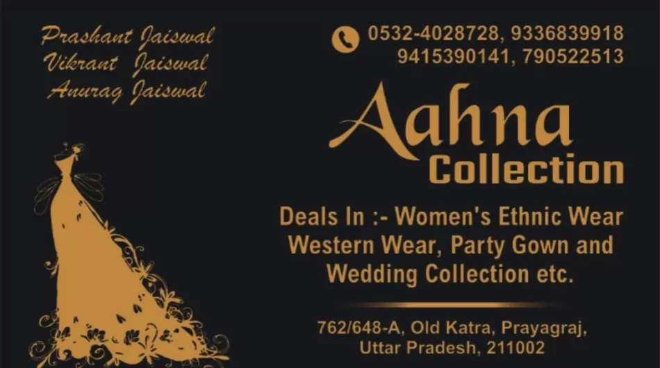 Aahna Collection, Women’s Collections, Old Katra, Prayagraj