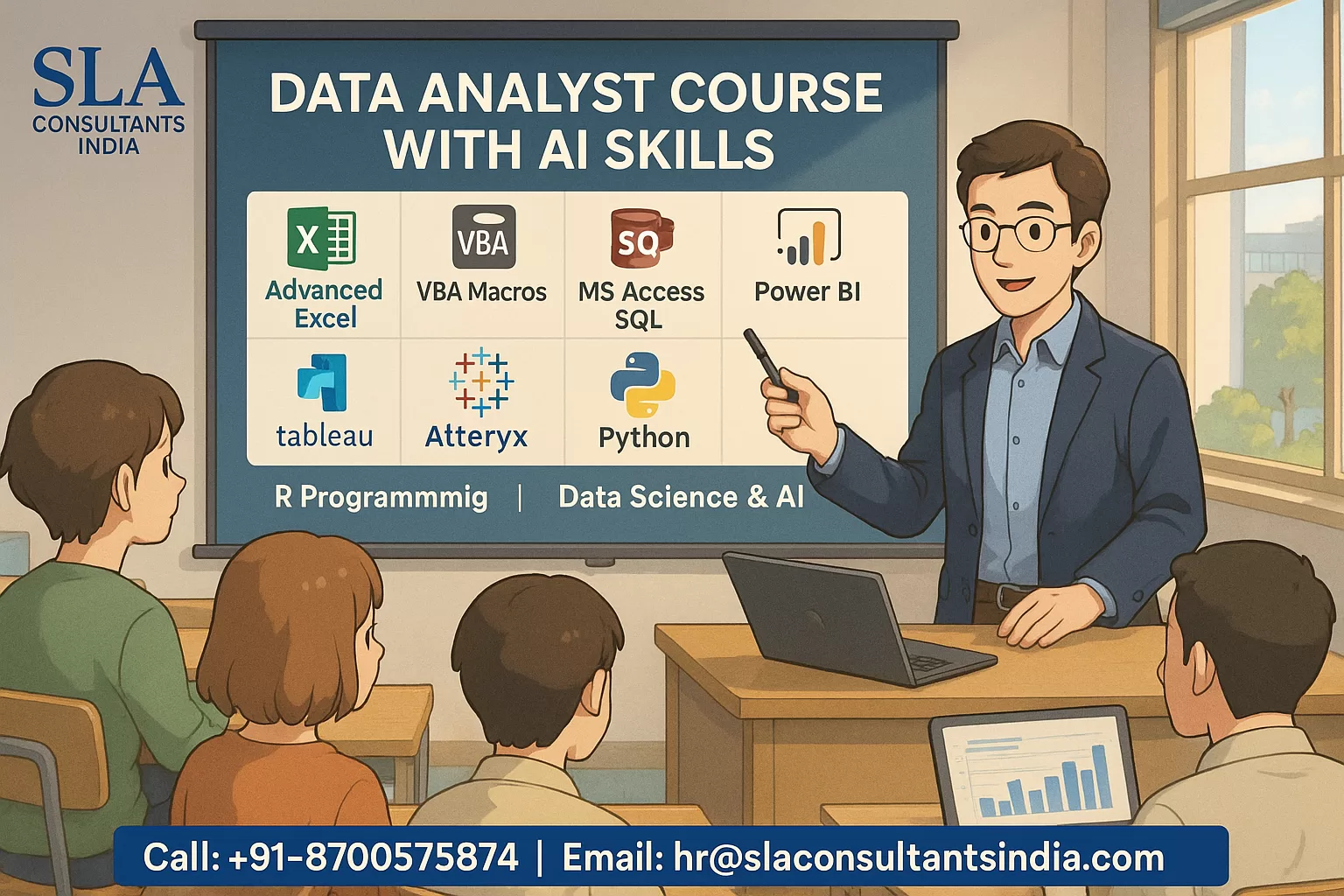 Future-Ready Data Analyst Training Course in Delhi with AI & ChatGPT by SLA Consultants India