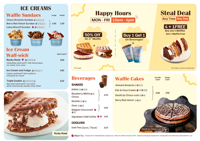 Irresistible Belgian Delights at The Belgian Waffle Co. Prayagraj | India’s Favourite Waffle Brand