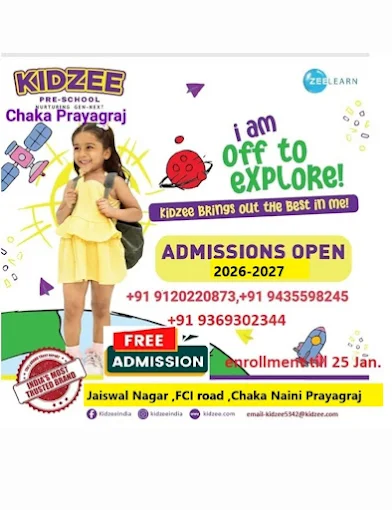 Award-Winning Kidzee Pre-School Chaka & Day Care in Prayagraj | Safe & Smart Early Learning